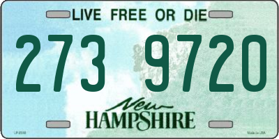 NH license plate 2739720