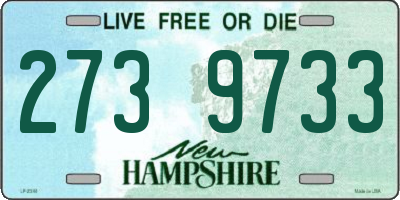 NH license plate 2739733