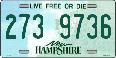 NH license plate 2739736