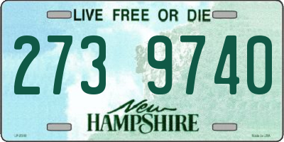 NH license plate 2739740