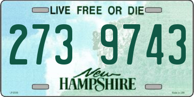 NH license plate 2739743