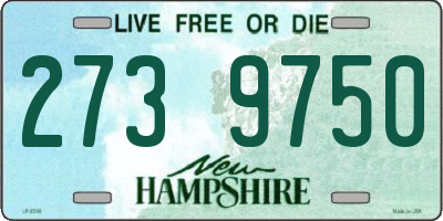 NH license plate 2739750