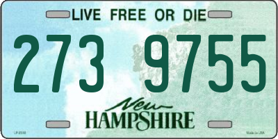 NH license plate 2739755