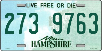 NH license plate 2739763