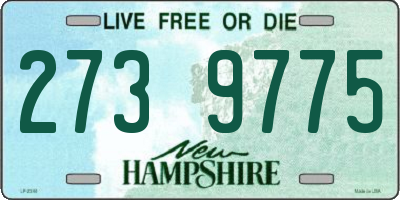 NH license plate 2739775