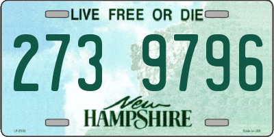 NH license plate 2739796