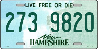 NH license plate 2739820