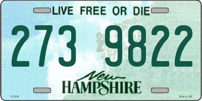 NH license plate 2739822
