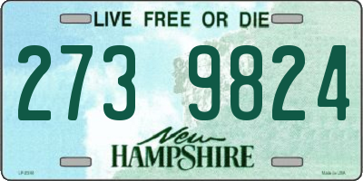 NH license plate 2739824