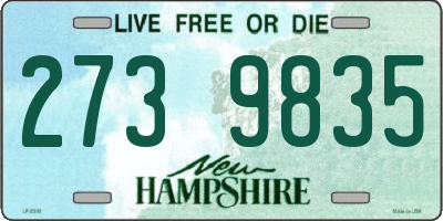NH license plate 2739835