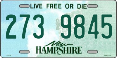 NH license plate 2739845