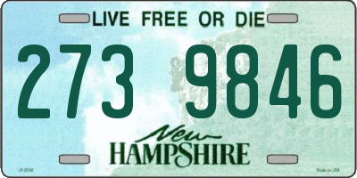 NH license plate 2739846