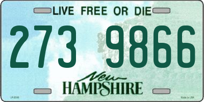 NH license plate 2739866