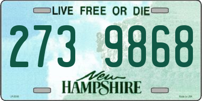 NH license plate 2739868