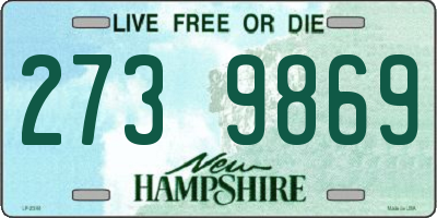 NH license plate 2739869