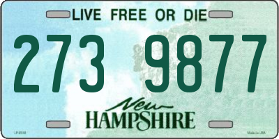 NH license plate 2739877