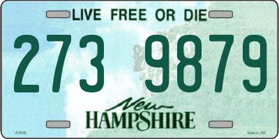 NH license plate 2739879