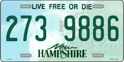 NH license plate 2739886