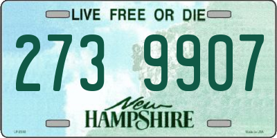 NH license plate 2739907