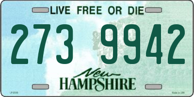 NH license plate 2739942