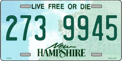 NH license plate 2739945