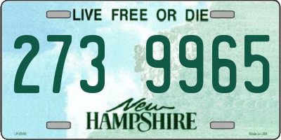 NH license plate 2739965