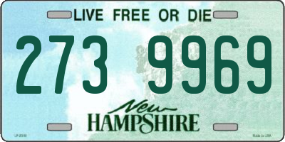 NH license plate 2739969
