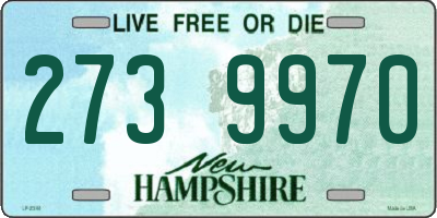 NH license plate 2739970