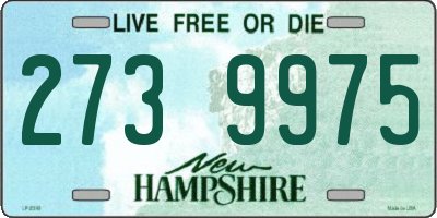 NH license plate 2739975