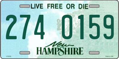 NH license plate 2740159