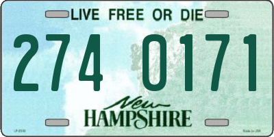 NH license plate 2740171