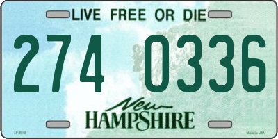 NH license plate 2740336