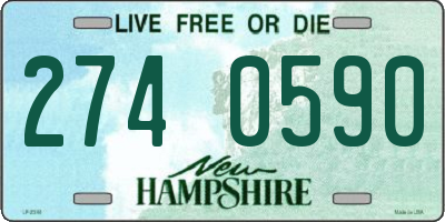 NH license plate 2740590