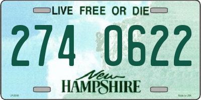 NH license plate 2740622