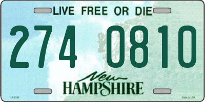 NH license plate 2740810