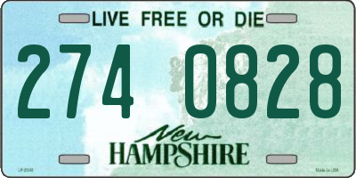 NH license plate 2740828