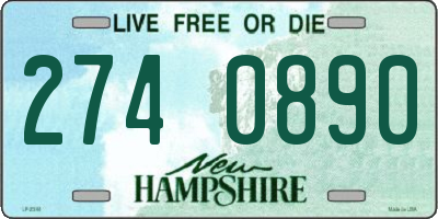 NH license plate 2740890