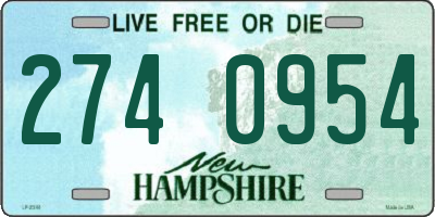 NH license plate 2740954