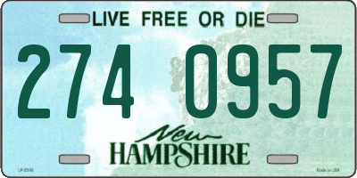 NH license plate 2740957