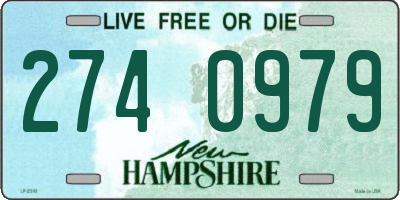 NH license plate 2740979