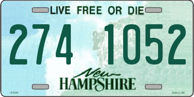 NH license plate 2741052