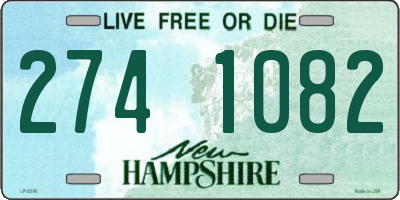 NH license plate 2741082