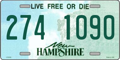 NH license plate 2741090