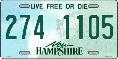 NH license plate 2741105
