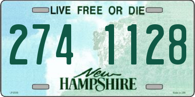 NH license plate 2741128