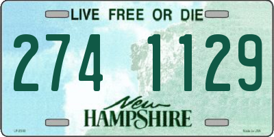 NH license plate 2741129