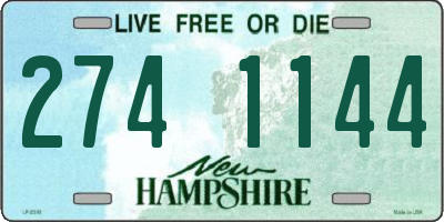 NH license plate 2741144