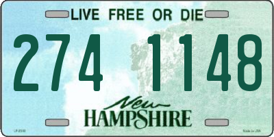 NH license plate 2741148