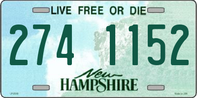 NH license plate 2741152