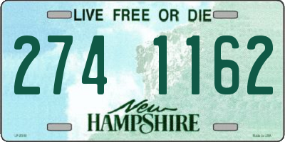 NH license plate 2741162